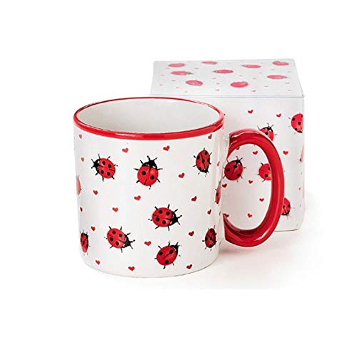 Toy Zany Ladybug Collection, Adorable Ladybug Coffee Mug Inexpensive Gift Item, 13Fl oz - Image 3