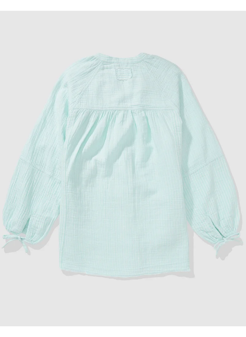 آري من امريكان ايجل Aerie Daybreak Cover Up Shirt