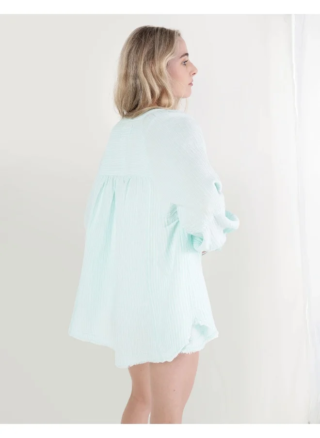 Aerie Aerie Daybreak Cover Up Shirt