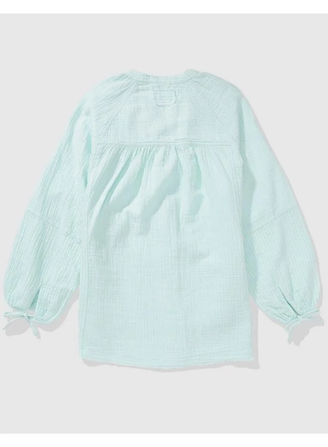 آري من امريكان ايجل Aerie Daybreak Cover Up Shirt