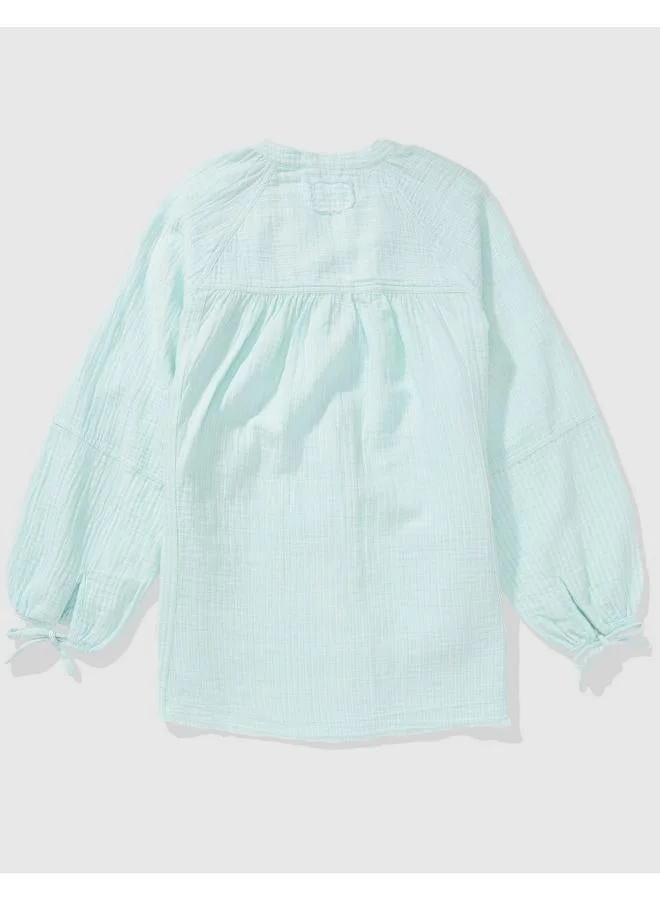 Aerie Aerie Daybreak Cover Up Shirt