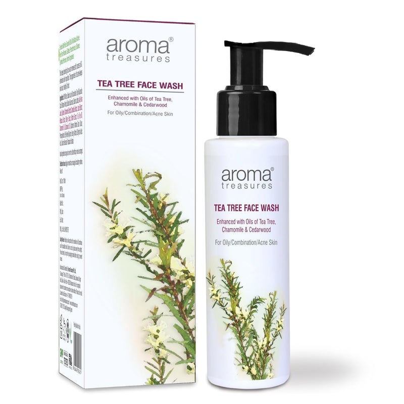 Aroma Treasures combo of Tea tree essential oil  Tea Tree face Wash - Image 5