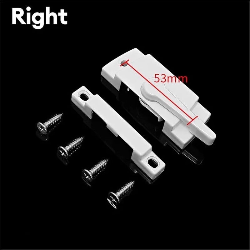 Right Handed Window Sash Locks 10 Pcs Sliding Window and Door Lock Set - Image 3
