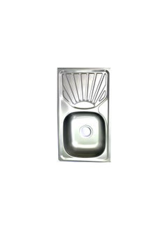 HAR & Unex Stainless Steel Sink, Size: 75x43 cm.  With Drain Fitting set  - Image 2