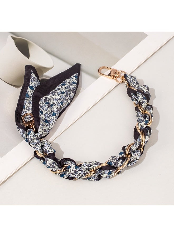 NIBEMINENT Beaded Phone Lanyard, Anti Lost Removable Wrist Strap, Short Sleeve Butterfly Bracelet Pendant, Phone Keychain Lanyard