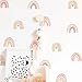 funlife 72 PCS Small Watercolor Heart Rainbow Wall Decals Peel and Stick, Self Adhesive Colorful Rainbow Wall Sticker - Image 2
