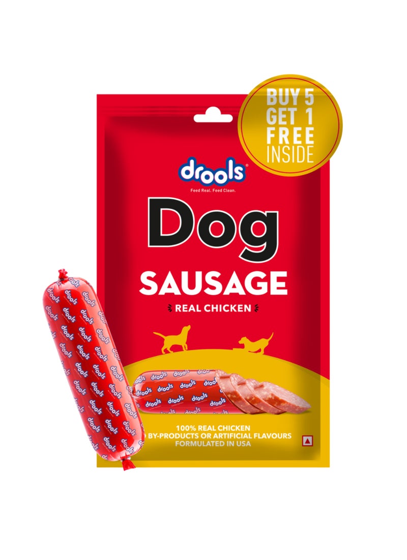 Drools نقانق دجاج حقيقية للكلاب 6 قطع - Image 2