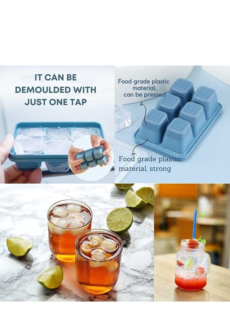 Cool Baby Mini Ice Cube Trays with Lids 3 Pieces BPA Free Ice Cube Moulds for Drink,Juice,Baby Food,Freezer - Image 4