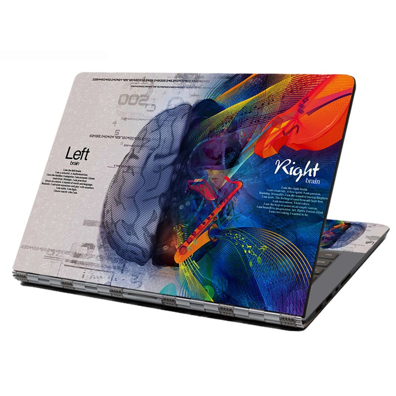 Home Trove ALAYRA Laptop Skin Sticker Decal,14 15 15.4 15.6 Protector Cover for Toshiba Hp Samsung Dell Apple Acer Leonovo Sony Asus Notebook (Left Right Brain) - Image 3