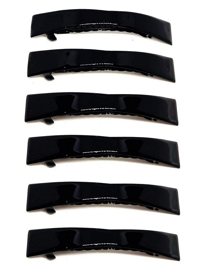 advancedestore Black Metal Hair Back Clips/Hair Back Pins6 Pieces - Image 2