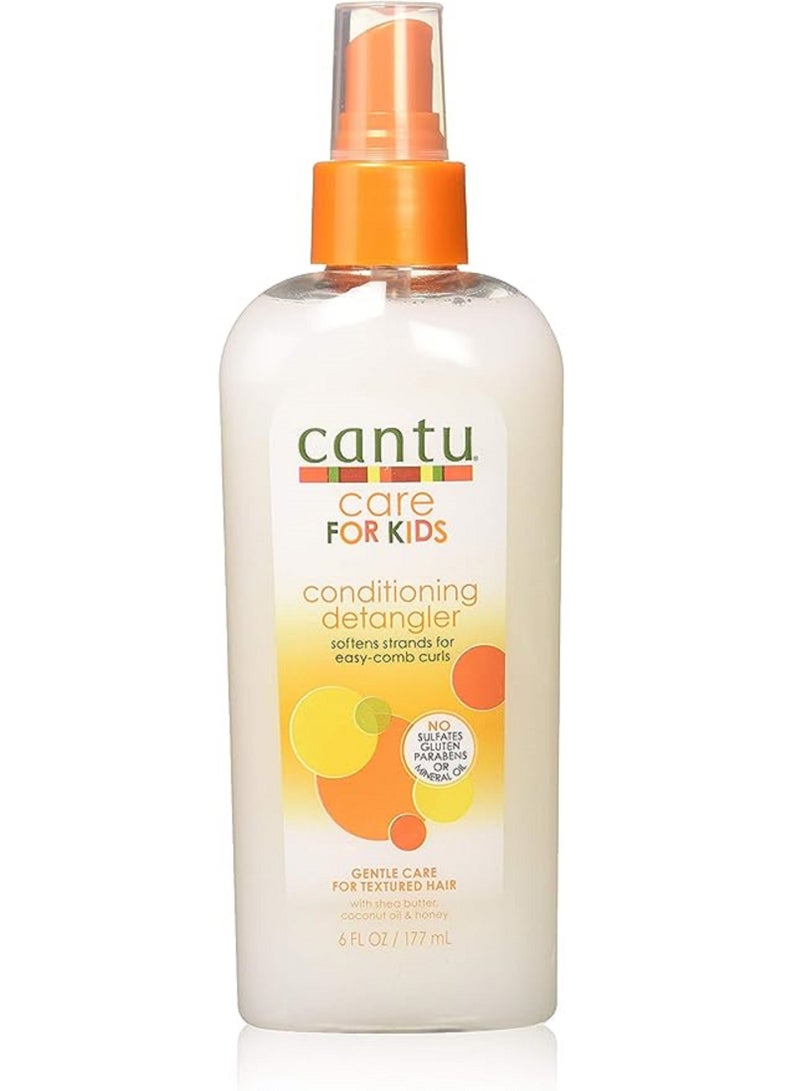 Cantu Care For Kids Conditioning Detangle 6 Ounce Pump (177Ml) (2 Pack)