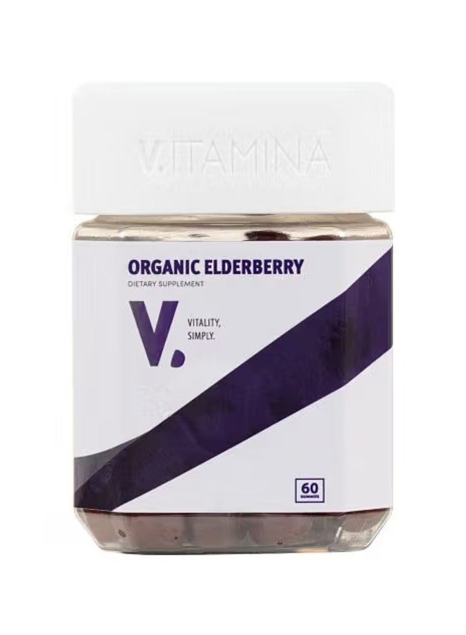Organic Elderberry Gummies 60s