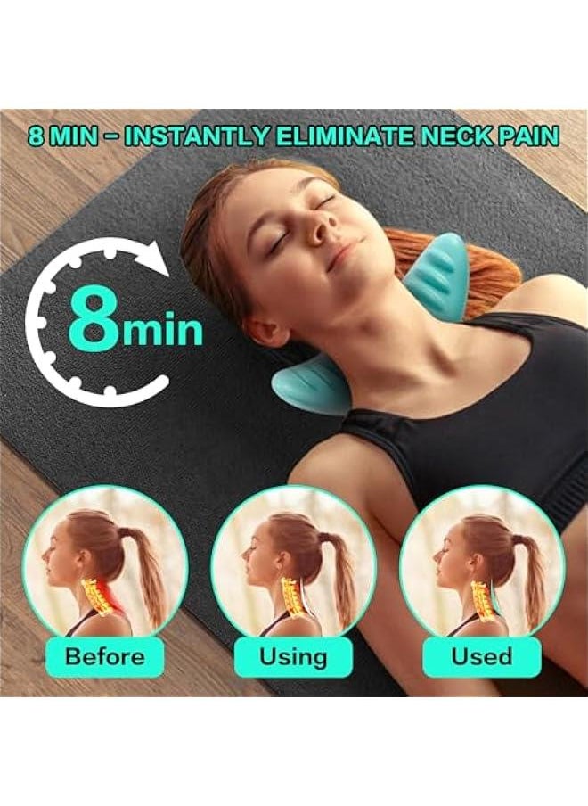 2024 New Neck Shoulder Relaxer Stretcher for TMJ Pain Relief Cervical Spine Alignment Chiropractic Pillow Blue - pzsku/ZE69ADC42C8DB5D8F0ABAZ/45/_/1735820382/46bc92d5-73b7-4b76-9deb-696f5b4657c9