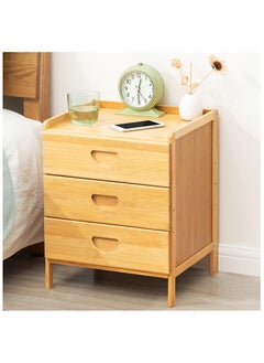 HXDream Bedside Table,Nightstand With three drawers,Suitable for study, living room, bedroom  - Image 1