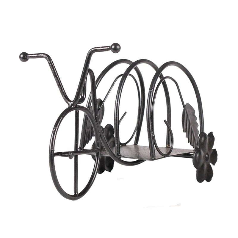 Oramsa Rickshaw Shape Wrought Iron Paper Napkin HolderFreestanding Tissue Dispenser for Kitchen Countertops Dining Picnic Table Indoor Outdoor - Image 5