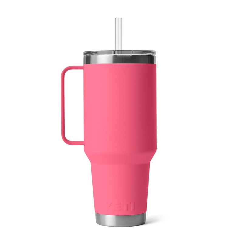 YETI YETI Rambler 42 oz Straw Mug, Vacuum Insulated, Stainless Steel, Tropical Pink  - Image 5