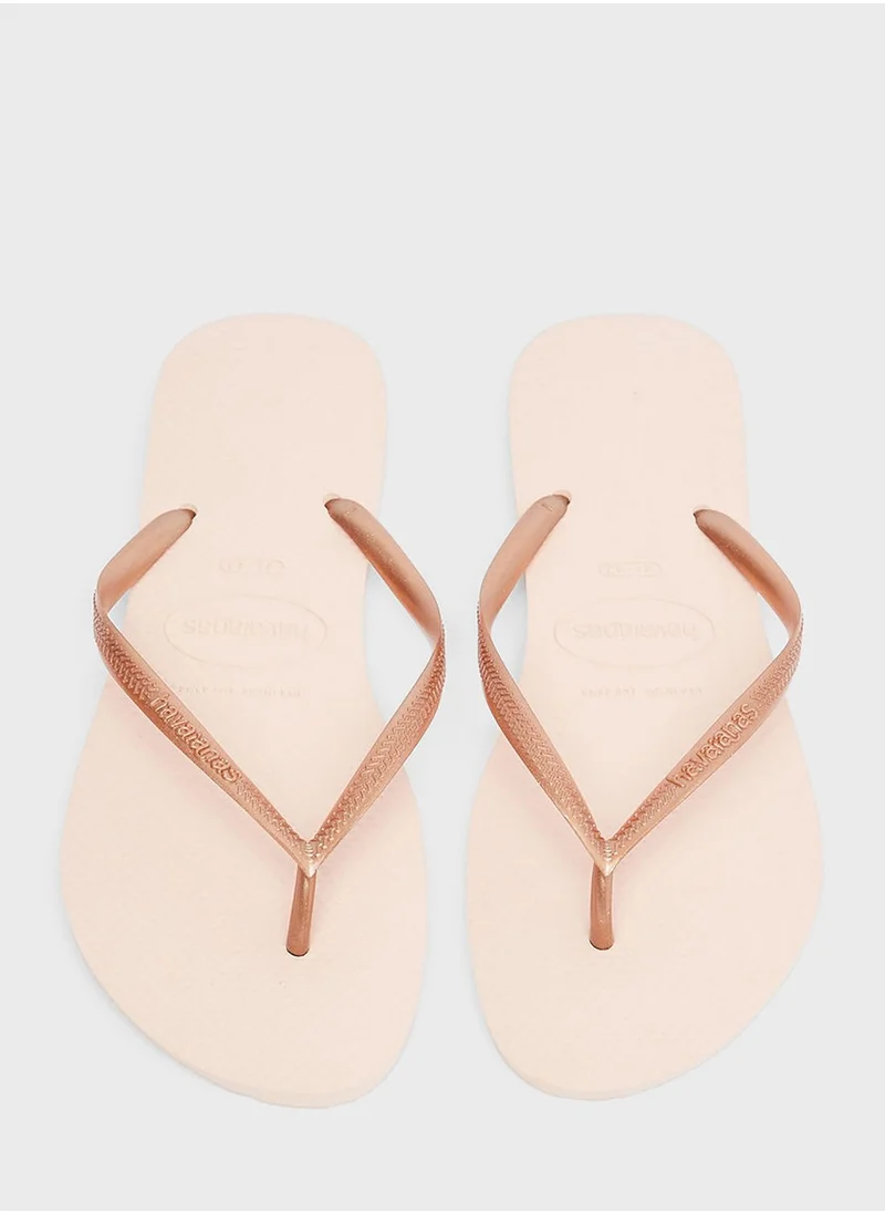 هافاياناس Slim Logo Flip Flops