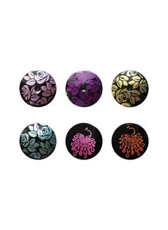 PUEEN Rocking Metallic Stamping Nail Polish Nail Art Color Set Of 6 Metallic Colors 12Ml Each Bh000994  - Image 5