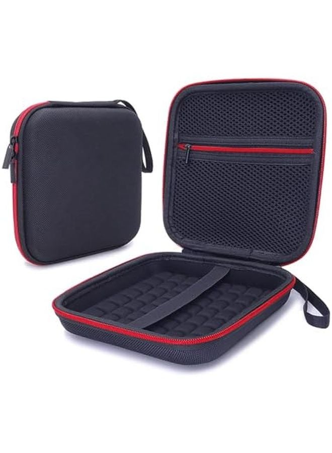 Black Shockproof Hard Case Travel Organizer for External Hard Drives Indoor Storage - Image 4