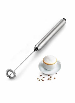 KASTWAVE Milk Handheld Mini Mixer - Stainless Steel Coffee Electric Handheld Frother For Coffee, Latte, Frappe - Cordless Battery Operated Electric Whisk & Milk  - Image 1