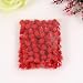 YYCRAFT 200pcs Glitter Tinsel Pom Poms Sparkle Balls for DIY CraftParty DecorationCat Toys20mmRed - Image 2