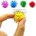 YYCRAFT 200pcs Glitter Tinsel Pom Poms Sparkle Balls for DIY CraftParty DecorationCat Toys20mmRed - Image 3