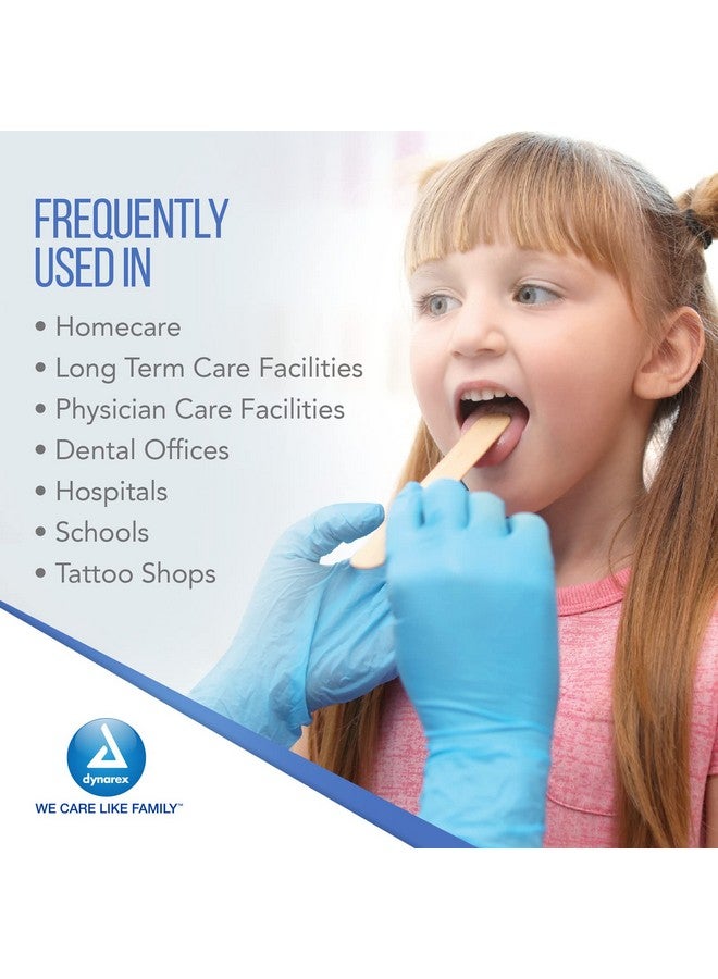 Dynarex Tongue Depressors, Sterile, 5.5" Junior-Sized Length, Made From Beige Birch Wood, Comes In Peel-Down Patches, 1 Box Of 100 - Image 3