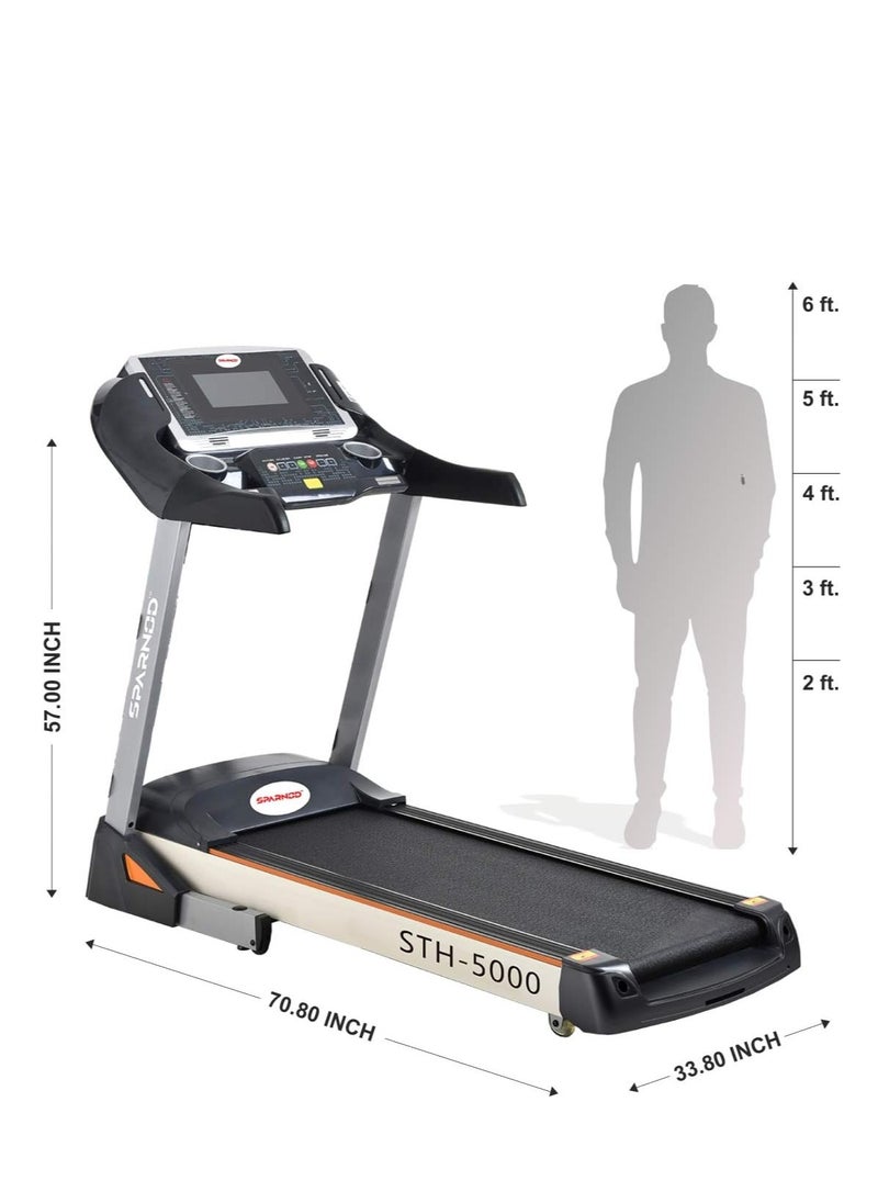 Treadmill Automatic STH-5000 (5 HP Peak) Foldable Motorized Treadmill for Home Use - pzsku/ZE69B3358DC73F64F1817Z/45/_/1705481316/80066b6b-8157-42cb-bfa8-cd3af8fa0a9c