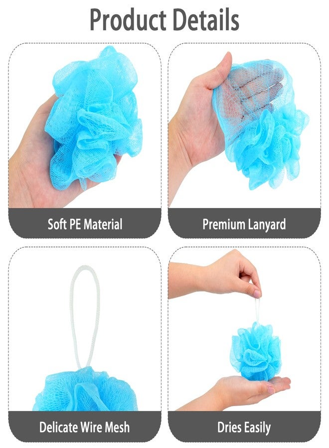 UCEHIPAW 210 Pcs Loofahs Bulk 20g Multicolor Bathing Sponge Cleaning Wash Puff Accessories Soft Mesh Shower Luffas Exfoliating Body Scrubber Packs for Women Men Travel - Image 5
