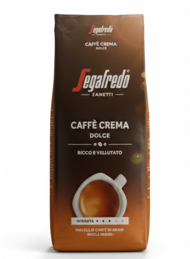 Segafredo Caffè Crema Dolce Coffee Beans 1kg - Image 1