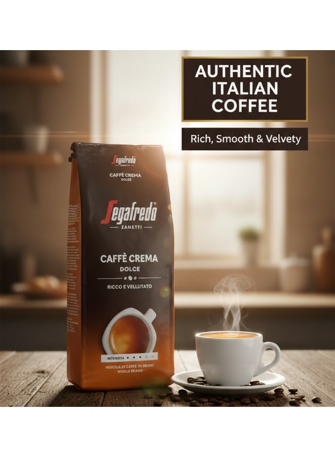 Segafredo Caffè Crema Dolce Coffee Beans 1kg - Image 2