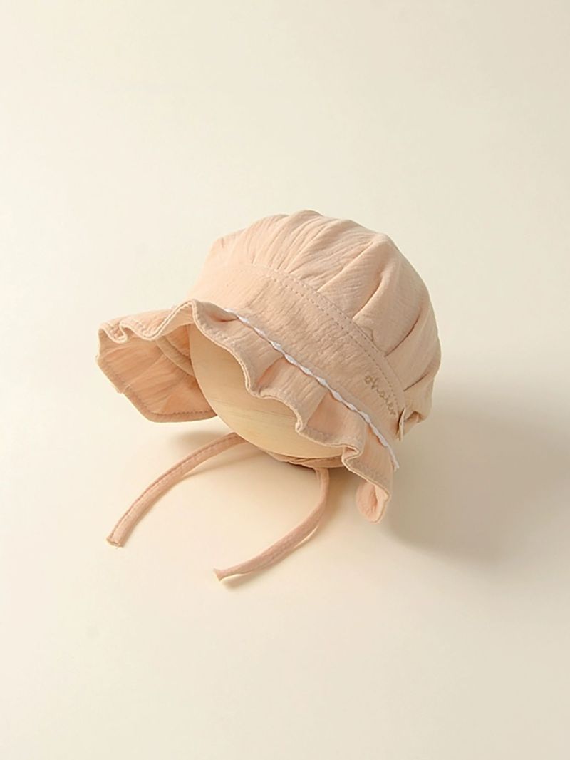 Uv Protection Baby Hat: 3 Cm Brim, Soft Breathable Fabric, Princess Style - Lightweight Comfort, Infant Sun Protection Hat for Baby Girls 3 To 18 Months, Spring Outings - Image 2