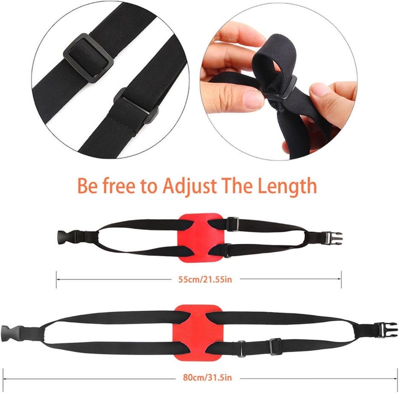 JDLYEVER Backpack & Luggage Straps 2 Pieces, Elastic Fixed Handbag Luggage Straps Packing Straps, Elastic Backpack & Luggage Binding, Adjustable Customized Fit, Reliable Travel Companion (black) - Image 2