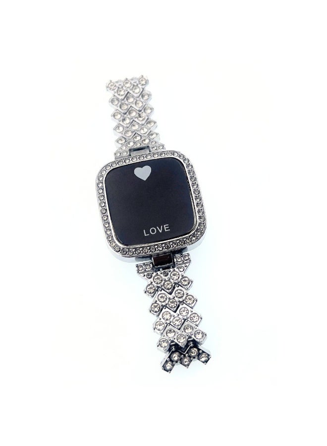 Women’s Luxury LED Crystal Love Watch – Elegant Fashion Accessory - Image 1