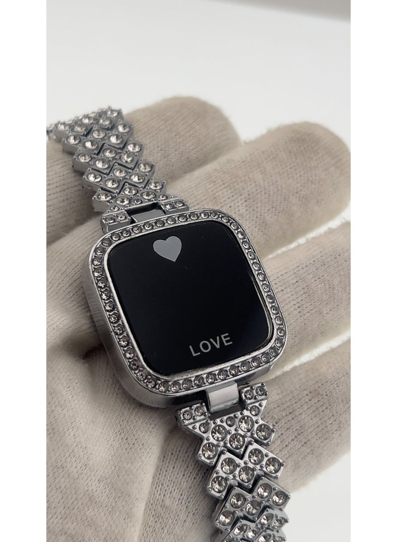 Women’s Luxury LED Crystal Love Watch – Elegant Fashion Accessory - Image 5