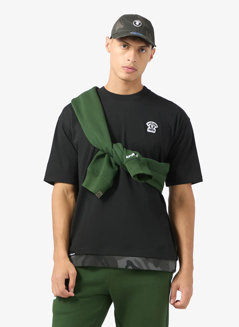 AAPE AAPENOW moonface logo short sleeve tee