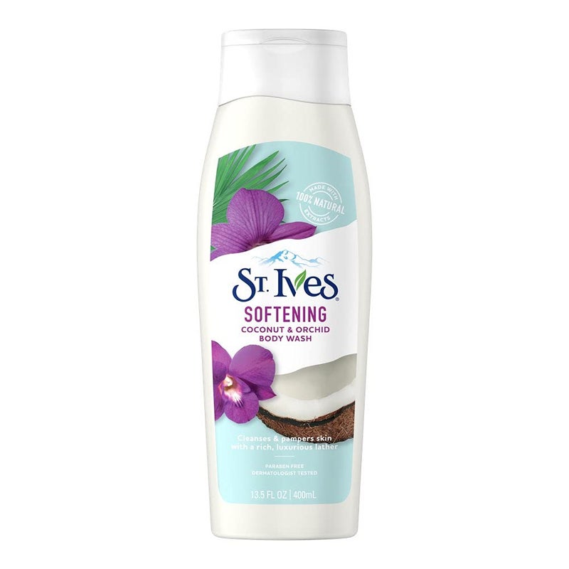 St. Ives Softening Body Wash, Coconut and Orchid, 13.5 oz - Image 1