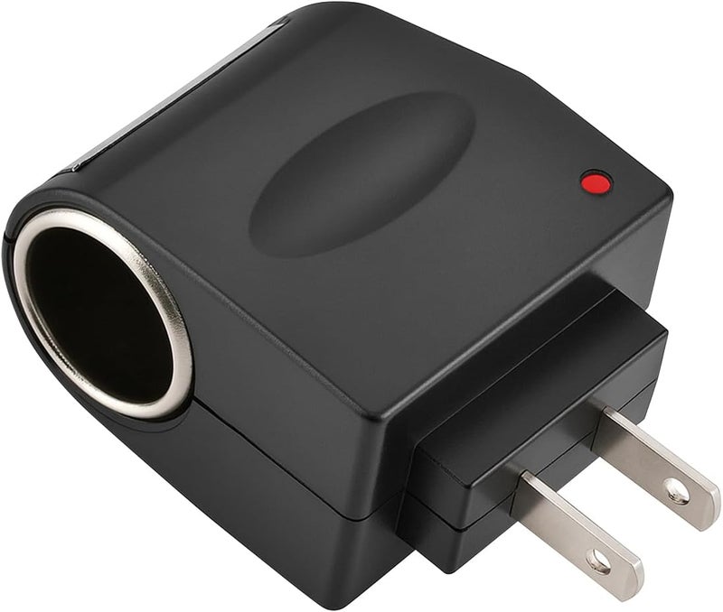 AC to DC Car Cigarette Lighter Socket Adapter Converter, DC 12V 1A Vehicle Power Supply Converter Transformer Plug, Automotive Power Inverters Accessories, Universal Fit - Image 1