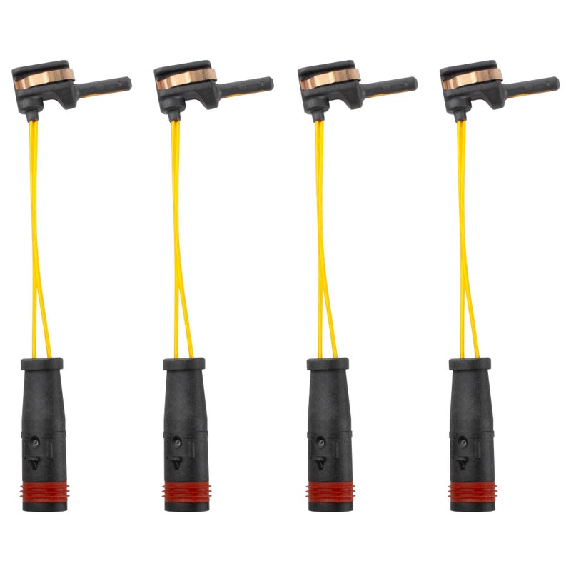 BOXI Pack of 4 Front and Rear Brake Pad Wear Sensor Fit for Mercedes Benz W211 W220 CLK SL C E S Class Replaces OE 2115401717 2205400717 2205400617 PWS176