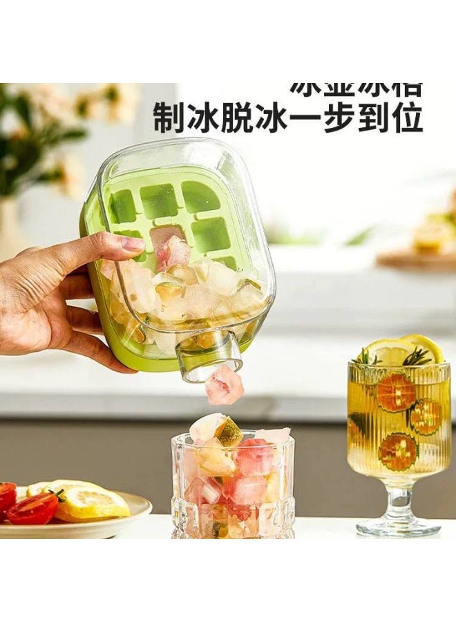 زجاجة مياه بصانعة ثلج – زجاجة رياضية شفافة متعددة الاستخدام | أكريليك صحي مع سيليكون – سعة 500 مل om - Image 3