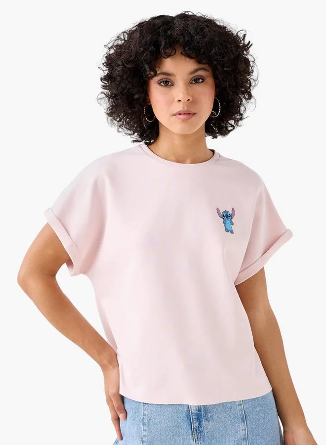 SP Characters T-shirt with Stitch Print