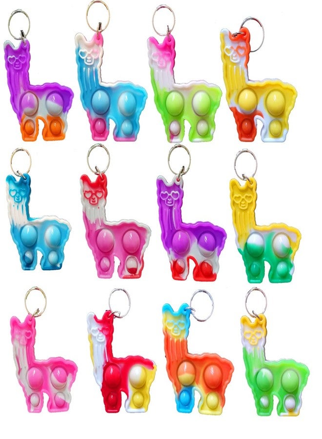 PSDFH 20 Packs Llamas Funny Summer Present Unique Mini Item Assorted fidgets Toys for Kids Children Classroom Students Gifts from Teacher,Alpaca Birthday Party Bubble Favors - Image 1