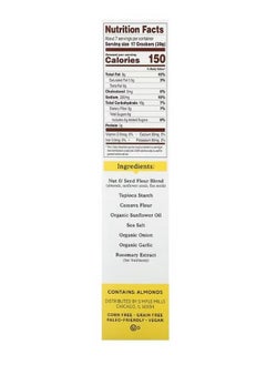 Simple Mills Almond Flour Crackers Fine Ground Sea Salt Family Size 7 oz 199 g  - Image 2