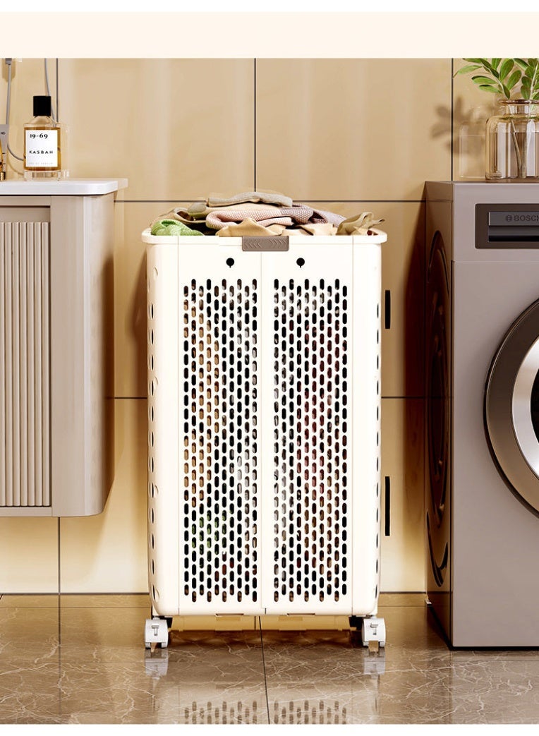 Bathroom clothes storage basket, dirty clothes basket color 49 * 29.5 * 38.5CM - Image 2