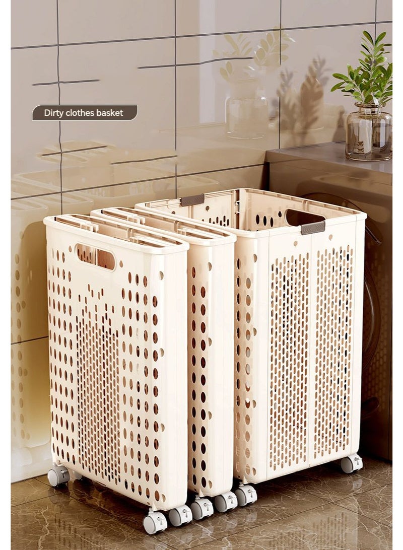 Bathroom clothes storage basket, dirty clothes basket color 49 * 29.5 * 38.5CM - Image 1