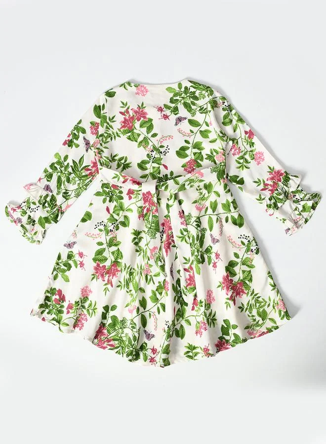 BELLA MODA Floral A-Line Dress
