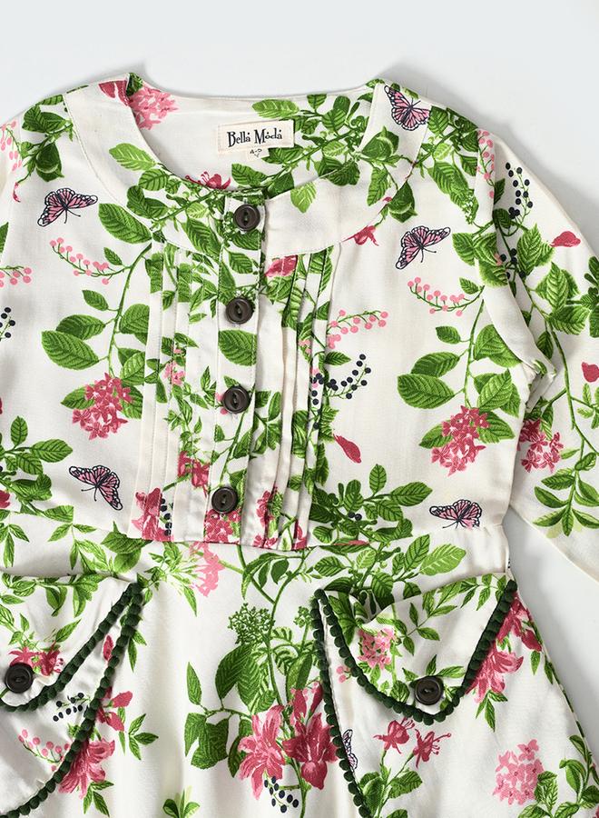 بيلا مودا فستان - مزين بالزهور - Image 4