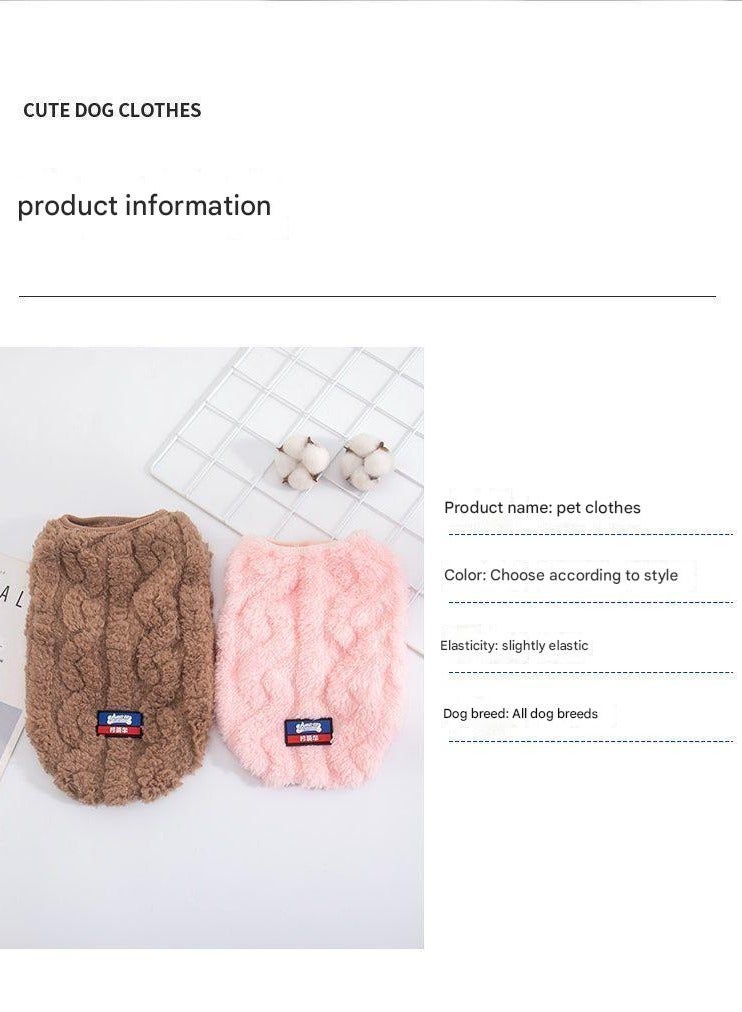 A.M Cat And Dog Sweaters for Small Dogs or Cats, Girl or Boy, Warm Dog Clothes Shirt Coat for Winter - Image 4