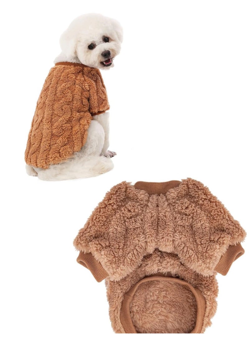 A.M Cat And Dog Sweaters for Small Dogs or Cats, Girl or Boy, Warm Dog Clothes Shirt Coat for Winter - Image 5
