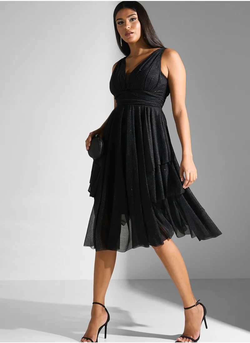 Ella Limited Edition Shimmer Layered Dress